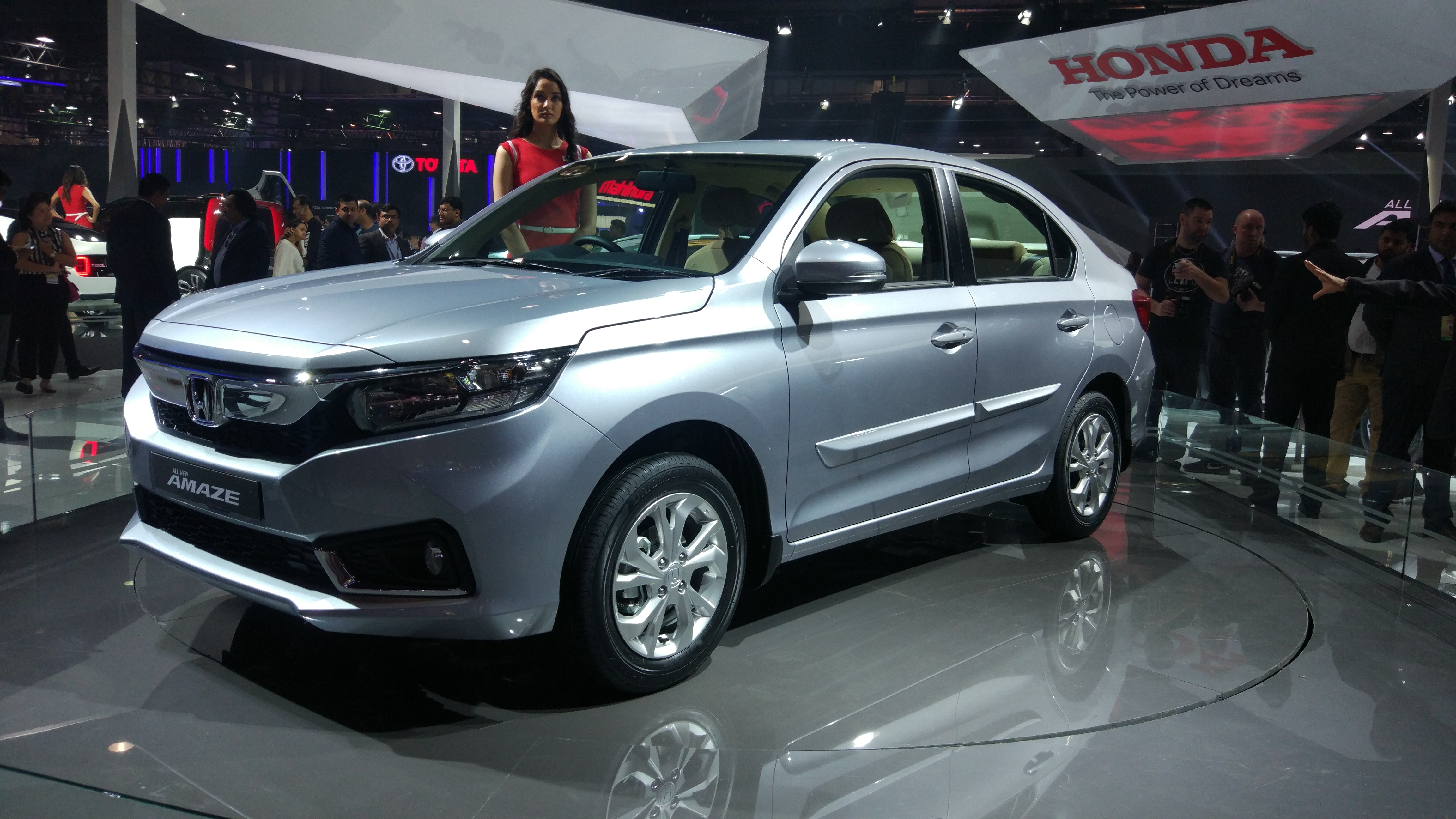 Honda Amaze At Indian Auto Expo 2018 Honda Civic At Indian Auto Expo