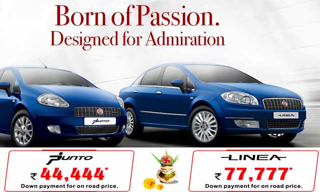 Fiat India Festival discount on Punto and Linea 