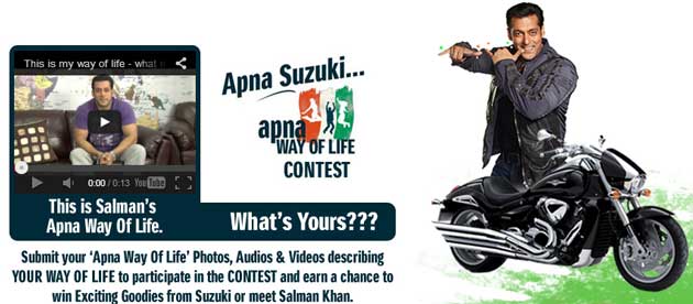Suzuki Apna Way of life Contest