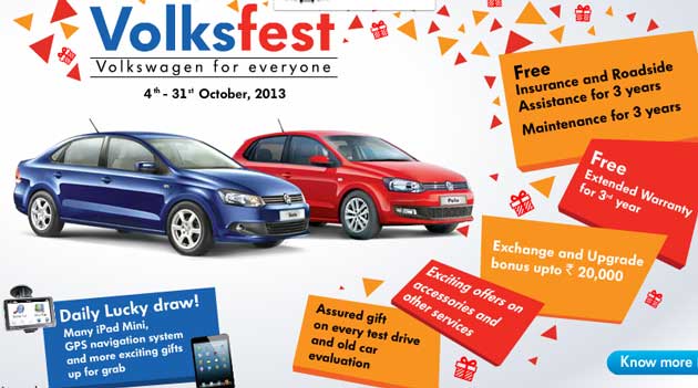 Volkswagen Festival offer