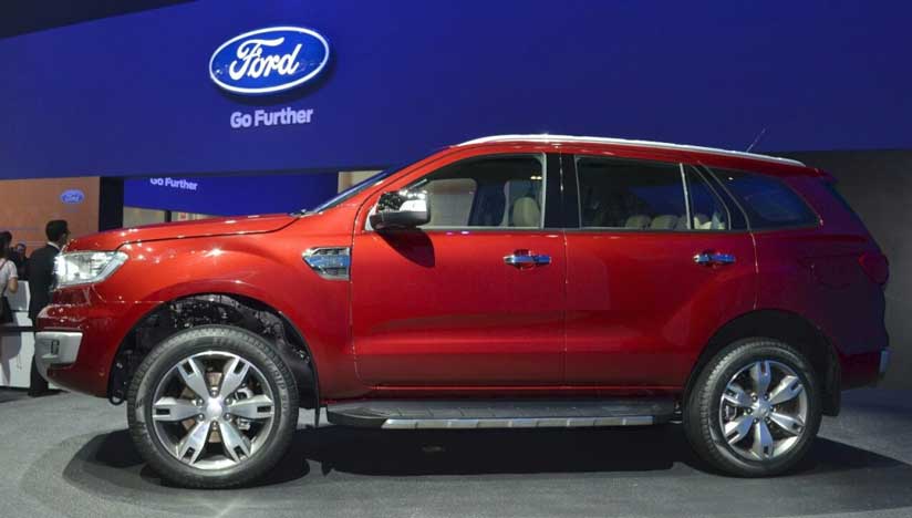 Ford Endeavour 2015 seized testing on the lanes of India
