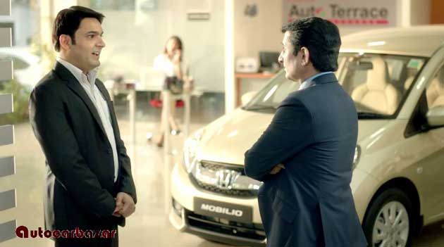 Kapil Sharma as salesman of Honda Mobilio TVC