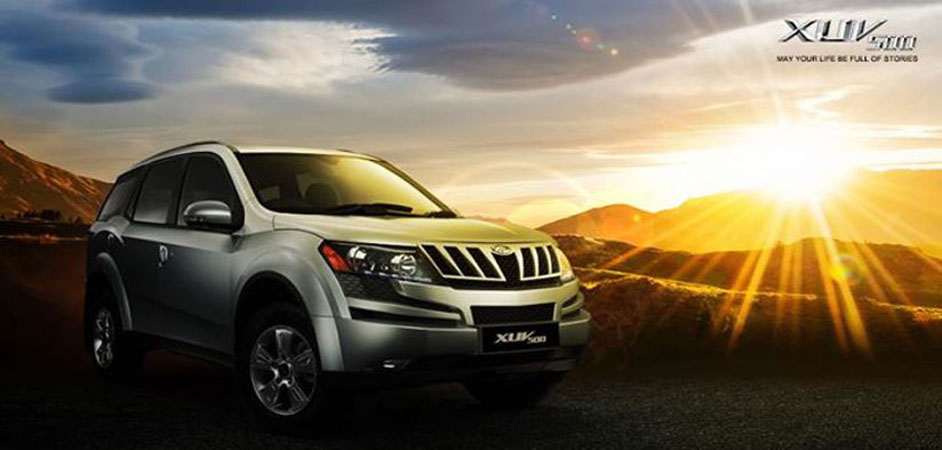 Mahindra XUV500 clicked while on a Test