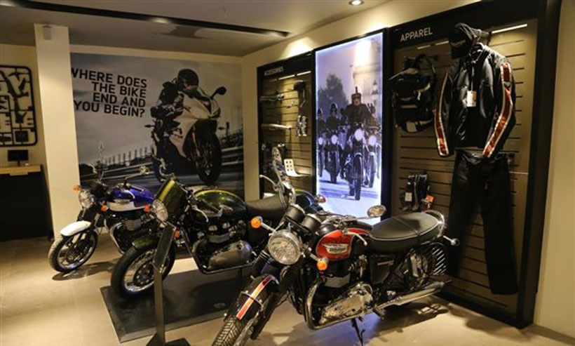 Triumph inducts a new outlet in Indore