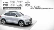 Audi Q3, Q5 and Q7 limited period offer