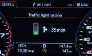 Audi launches a traffic light recognition system to avoid red lights