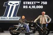 Harley davidson launches 750 motorcycle at Auto Expo