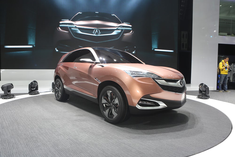 Acura debuts the SUV-X concept car at 2013 Shanghai Auto Show