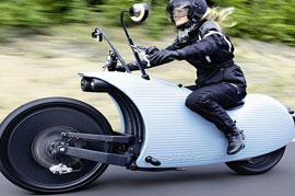 The pioneering technology of an electric motorbike