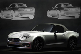  Fiat floats out teasers for the eminent 124 Spider Roadster