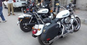 Gujarat Police in Harley Davidson