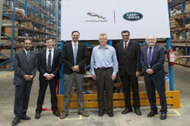 Jaguar Land Rover sets afloat Parts Distribution Centre