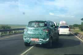 Mahindra S101 spotted carrying New Alloy Wheels