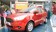 Ford Figo out on demonstration in Mumbai