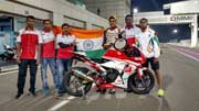 Sarath Kumar becomes the first Indian to register a podium finish at Honda Asia Dream Cup